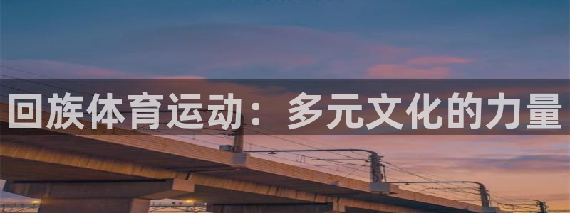 利记官方正版app五金厂：回族体育运动：多元文化的力