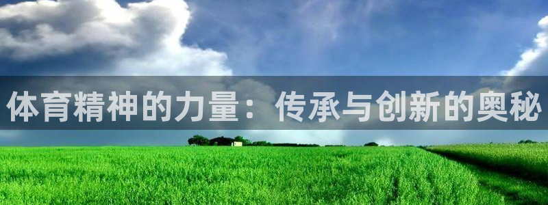 利记官网APP：体育精神的力量：传承与创新的奥秘